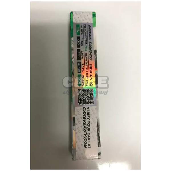 Emerald Diamonds Cake Gen 5 Disposable 1G